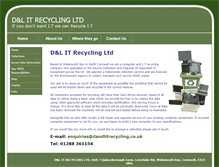 Tablet Screenshot of dandlitrecycling.co.uk